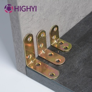 HIGHYI support d'angle à angle droit en forme de L connecteur de matériel de meubles supports d'angle en fer pour <span class=keywords><strong>le</strong></span> bois - Product Image 5