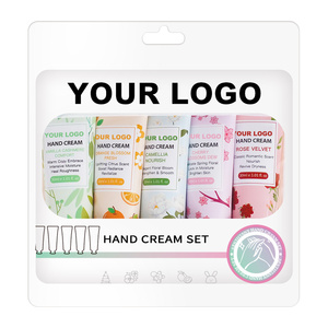 2026 ODM OEM Custom Your Private Logo MSDS Rich Herbal Natural Active Ingredients 5 Piece Hand <strong>Cream</strong> Set for Christmas Winter - Product Image 3