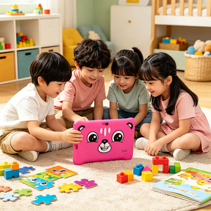 Fast Shipping Parental <b>Control</b> Anti Drop Blue 7 Inch 4GB+64GB WiFi Android 15 <b>Gaming</b> Kids Study Shockproof Educational Tablet <b>PC</b> - Product Image 2
