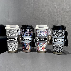 Custom Modern Portable <strong>Princess</strong> Flower Language Series Vacuum Insulated Double Drinking Cup Stainless Steel Thermos Coffee <strong>Mug</strong> - Product Image 1