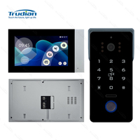 Trudian Smart Ring Sonnette de porte Sonnette Téléphones Caméra Sonnette vidéo Ip Filaire Villa Système d'interphone vidéo