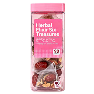 Té de Hierbas de <span class=keywords><strong>Ginseng</strong></span> Seis Tesoros, Bebida Tradicional China para la Salud, Vitalidad, Energía y Apoyo Inmunológico, Suministro de Fábrica OEM/ODM - Product Image 1