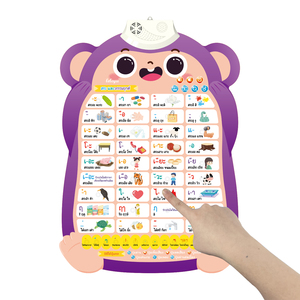 ของเล่นเสริมการเรียนรู้ภาษาสำหรับเด็ก โปสเตอร์พูดได้<span class=keywords><strong>ภาษา</strong></span><span class=keywords><strong>ไทย</strong></span> แผ่นการเรียนรู้สำหรับเด็กเล็ก - Product Image 1