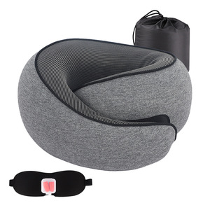 <b>U</b>-<b>Shaped</b> Travel <b>Pillow</b> With Memory Cotton Inner Core Portable Neck for Car and Airplane Use Wholesale Available - Product Image 5