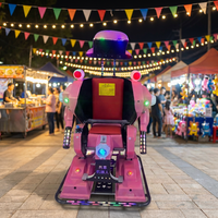 Leduole Exciting Low Price Bigjoys Design Fiberglass Walking Robot Children Amusement Park Ride 350W Motor Outdoor/Indoor