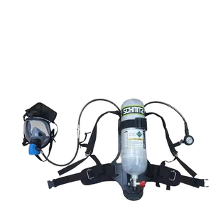 Áp lực tích cực Air mặt nạ <span class=keywords><strong>6.8L</strong></span> xách tay <span class=keywords><strong>SCBA</strong></span> thở Bộ máy áp lực tích cực chữa cháy thiết bị - Product Image 3