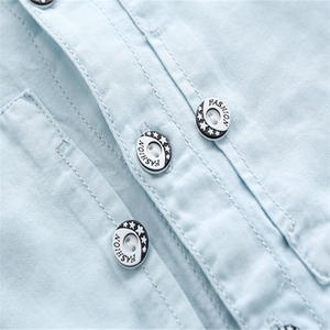 Fabricante Chino de Camisas de Mezclilla de Algodón Suave para Niños, Disponibles en Ali Online Shopping - Product Image 4