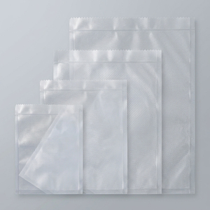 Recyclable Eco Friendly Heat Seal PE Vacuum Plastic Bag with Embossed Texture for Commercial Food Packaging - Product Image 4