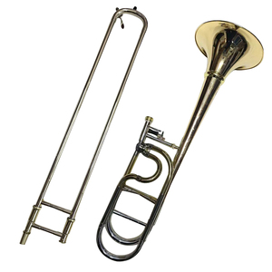 Trombone Ténor Professionnel en <span class=keywords><strong>Laiton</strong></span> Rose avec Cloche Détachable pour Professeur - Product Image 1