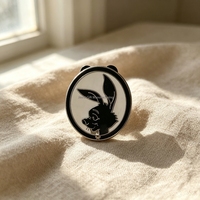 Badge magnétique en alliage de zinc émaillé, sans épingle, logo personnalisé, broche en métal pour sac, sac à dos, chapeau, vêtements, décoration, ornement