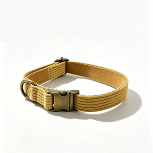 Solid Color Nylon <b>Dog</b> <b>Collar</b> Adjustable Buckle Closure Classic Style for Small Medium <b>Dogs</b> All Seasons Use - Product Image 4