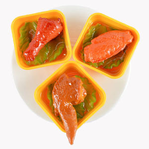 ขา<span class=keywords><strong>ไก่</strong></span>ปีกไก่จำลอง PVC สำหรับตกแต่งชามบาร์บีคิว อุปกรณ์ประกอบฉากถ่ายภาพ ของตกแต่งแสนสนุก ของประดับตกแต่ง รูปแบบผัก - Product Image 5