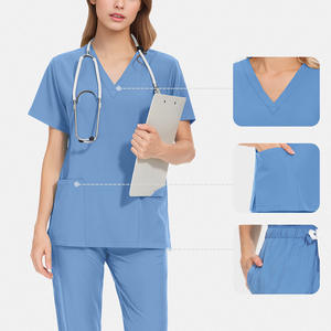 OEM щедрый крой для движения, униформа для ухода за больными и медицинские скрабы для физиотерапевтов - Product Image 6
