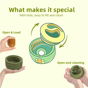 आक्रामक चबाने वालों के दंत स्वास्थ्य के लिए फैक्टरी थोक पेट बॉल खोखला रबर डिजाइन - Product Image 4