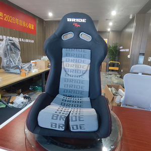 Asientos Deportivos Recaro Bride BR10 Rojos, Duraderos, Universales para Automóvil, con Doble Deslizador, Material de Terciopelo, Modificados - Product Image 5