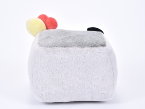 ตุ๊กตาเต้าหู้ขนาด 20 ซม. พร้อมลูกบาศก์รูปหัวใจ ของเล่นนุ่มพิเศษ ใยฝ้าย PP บรรเทาความเครียด ของขวัญสำหรับผู้ใหญ่ เสริมโชคลาภ - Product Image 3