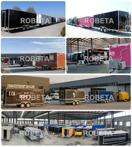 Chariot de bar à café mobile, camion de distribution nouilles Sushi, remorque nourriture, barbecue cuisine, en promotion - Product Image 6