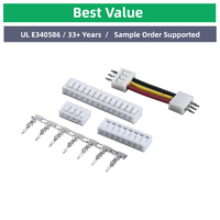 Conector de cable a placa de la serie SCN con carcasa de cobre de paso de 2.5mm y cubierta, 6A/10A 250V para cajeros automáticos y máquinas de juego