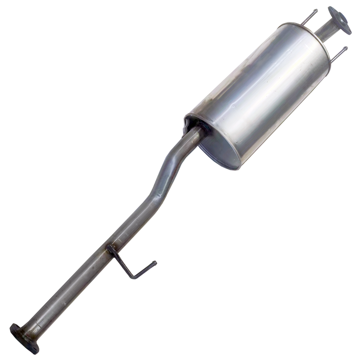 Silencieux Intermédiaire Pour TOYOTA HILUX VII (2.5/3.0 D-4D) - Sans DPF, Acier Aluminié, Neuf - Kit Montage