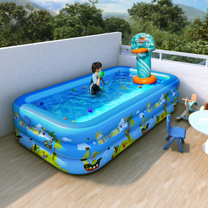 <span class=keywords><strong>Piscine</strong></span> gonflable rectangulaire en PVC de taille normale pour enfants et adultes, pour l'intérieur et l'extérieur, 3,8 m, <span class=keywords><strong>pas</strong></span> <span class=keywords><strong>cher</strong></span> - Product Image 3
