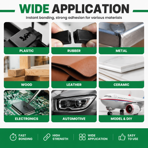 Adhésif cyanoacrylate industriel OEM avec activateur, collage rapide, super colle pour bois, plastique, métal, caoutchouc - Product Image 2