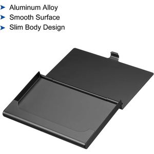 Siy1841 Wholesale Multicolour Aluminum Square <b>Metal</b> Business Credit Aluminium Card Holder - Product Image 2