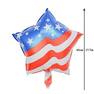 Ballons patriotiques 2025, drapeau américain, en forme d'étoile, décoration de fête du 4 juillet, fournitures en gros pour la fête de l'indépendance - Product Image 1