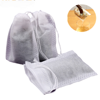 Logo de vente en gros, Sachet de thé, boîte d'emballage, sac filtrant, fleur, sachets de thé vides avec ficelle
