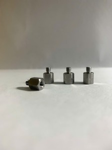 Écrou de raccordement fileté en acier inoxydable poli, mâle-femelle, pour montage d'équipement - Product Image 2