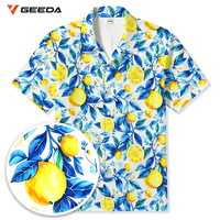 Custom GEEDA Unisex Golf Polo Shirt-Spandex/Polyester UV Protection Moisture-Wicking Four-Way Stretch ODM Wholesale
