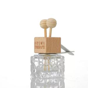 Ambientador colgante pequeño de varias formas de 10ml, botella difusora de Aroma de fragancia, botella de vidrio de Perfume transparente para coche - Product Image 5