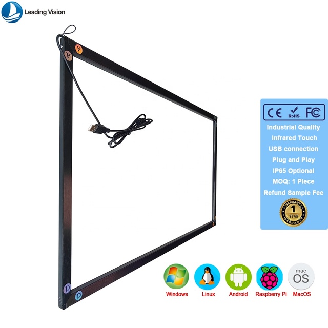 IR Touch Frame 55-Inch USB Touch Screen Panel with Aluminum Alloy Business Use