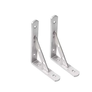 Fresado de ranura de flexión de corte láser de acero inoxidable de chapa de cobre personalizado con soporte de TV y soporte de panel solar - Product Image 5