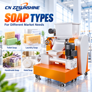 Machine compacte de raffinage du savon 50-150 kg/h pour le savon de lessive, le savon de toilette et le processus de raffinage des nouilles de savon - Product Image 4