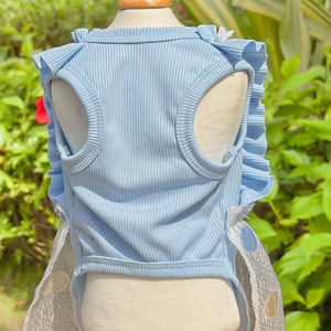 Low Price Summer Designer Breathable <b>Pet</b> Dress Clothes Luxury With Lace For Dog <b>Clothing</b> Wholesale New Arrival - Product Image 6