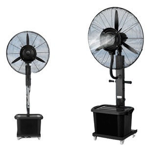 Bán Buôn <span class=keywords><strong>220V</strong></span> Ngoài Trời Nhà Hàng Xách Tay 43L 26-30Inch Nước Sương Mù Phun <span class=keywords><strong>Fan</strong></span> Hâm Mộ Mùa Hè Làm Mát Không Khí Sương Mù <span class=keywords><strong>Fan</strong></span> PL - Product Image 6