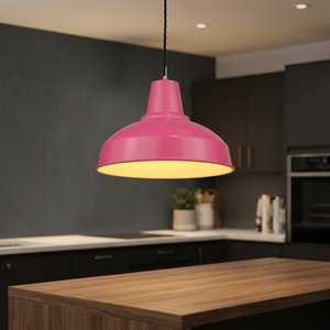 Lámpara de techo de metal pintado de colores para decoración moderna de hogares, cafeterías y restaurantes, lámpara de diseño para fabricantes con acabado moderno. - Product Image 2