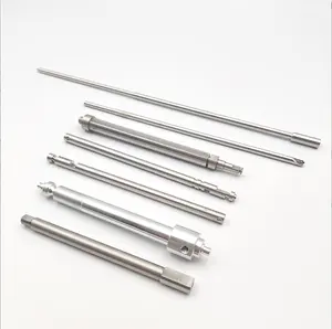 CNC turned shafts Precision metal products Large shafts customized