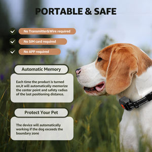 <span class=keywords><strong>Collar</strong></span> de cerca impermeable para perro, valla eléctrica inalámbrica con ubicación <span class=keywords><strong>GPS</strong></span> precisa, sin límites de superficie, recargable, 1000 yardas - Product Image 3