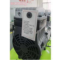 Compresseur d'air sans huile 1HP pour Jewel Machine avec moteur 800W