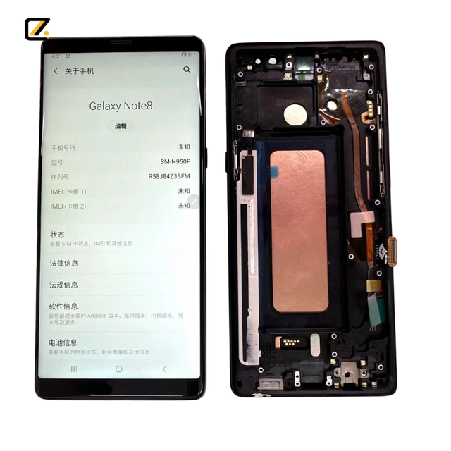 For Samsung Note 8 N950F LCD Display Touch Digitizer Mobile Phone LCD Screen for Samsung Note 8