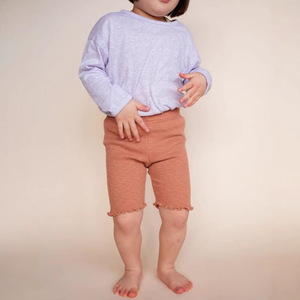 Pantaloncini da ragazza 2025pippi in cotone e pizzo con fibra di bambù, vita media, elastico in vita, comodi, delicati sulla pelle, abbinabili a tutto - Product Image 4