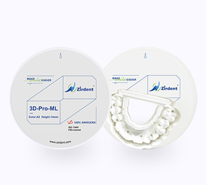 <span class=keywords><strong>Zirconia</strong></span> ceramica dentaria per corone e ponti compatibile con Sirona Amann Girrbach Roland sistemi Cadcam - Product Image 2