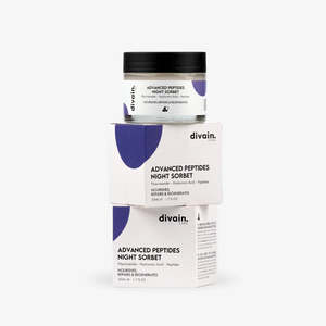 Divain Advanced Peptides Night Sorbet Crema Viso Notturna con Niacinamide, Acido Ialuronico e Peptidi - Product Image 2