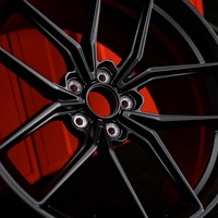 Rines de Aleación Forjados Monobloque de Estilo JDM Premium, Color Negro Mate, Multirradio, Cóncavos Profundos, para Autos de Pasajeros Nismo