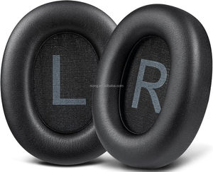Coussinets d'oreille de remplacement pour QCY H3/H3 Lite/<span class=keywords><strong>TOZO</strong></span> HT2, en cuir protéiné, mousse à mémoire de forme - Product Image 3