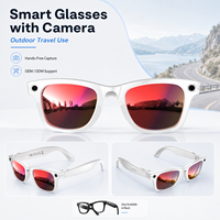 Lunettes Intelligentes HD 1080P avec Caméra IA, Reconnaissance Photo, Enregistrement d'Appels, Traduction, Enregistrement Vidéo, Accessoires IP67