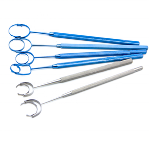 <span class=keywords><strong>Hofman</strong></span>-<span class=keywords><strong>Thornton</strong></span> Anillo de fijación Cabeza giratoria Gancho oftálmico Instrumento quirúrgico ocular - Product Image 3