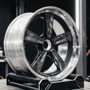 Jantes forgées BND-05 de luxe en titane poli argenté à trois pièces de 19, 20 <span class=keywords><strong>et</strong></span> 21 pouces pour Porsche 911 Turbo S Ferrari F8 - Product Image 1