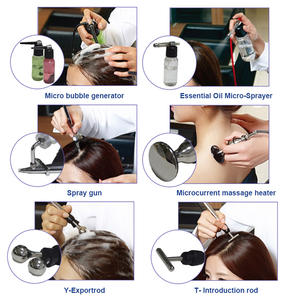 Instrumento para el Cuidado del Cuero Cabelludo, Máquina para el Crecimiento del Cabello, Masaje por Vibración, Limpieza Profunda con Burbujas, Masajeador de Cuero Cabelludo, Belleza, Regalo Gratis - Product Image 1